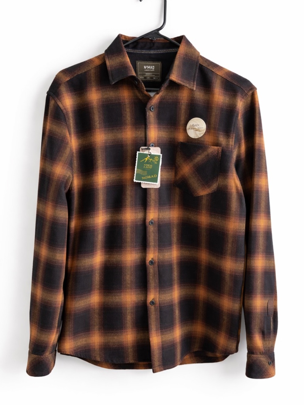 Nomad Thermal Lined Plaid Flannel Shirt Mens Small NWT